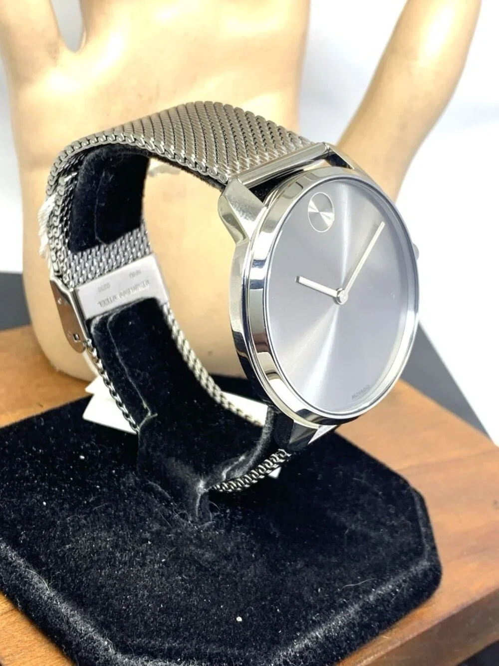 Movado Men's Watch 3600599 Bold Swiss Quartz Gray Dial Gunmetal Steel Band 42mm